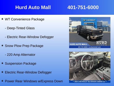 New 2025 Chevrolet Silverado 3500 W/T w/ WT Convenience Package image 18