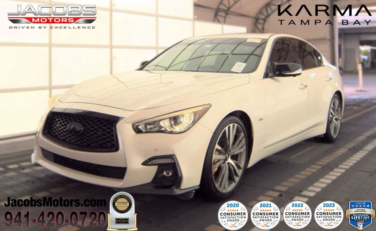 Used 2018 INFINITI Q50 Sport w/ Sensory Package (Sport) RWD image 1