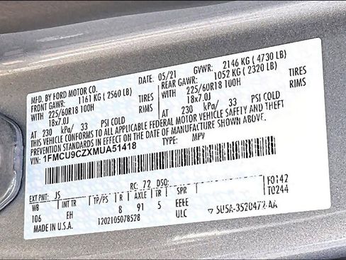 Used 2021 Ford Escape SEL image 35