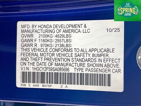 New 2025 Honda Accord Sport image 33