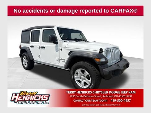 Used 2018 Jeep Wrangler Unlimited Sport S AWD/4WD image 1