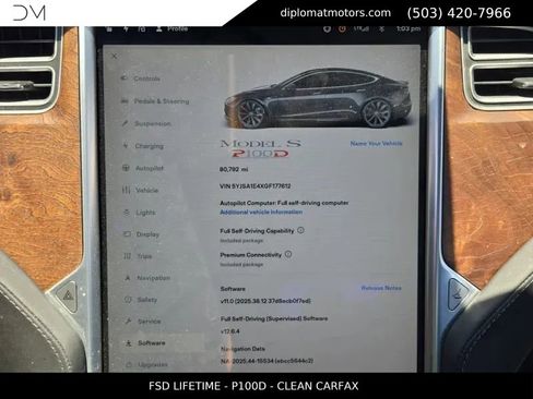 Used 2016 Tesla Model S P100D AWD/4WD image 7