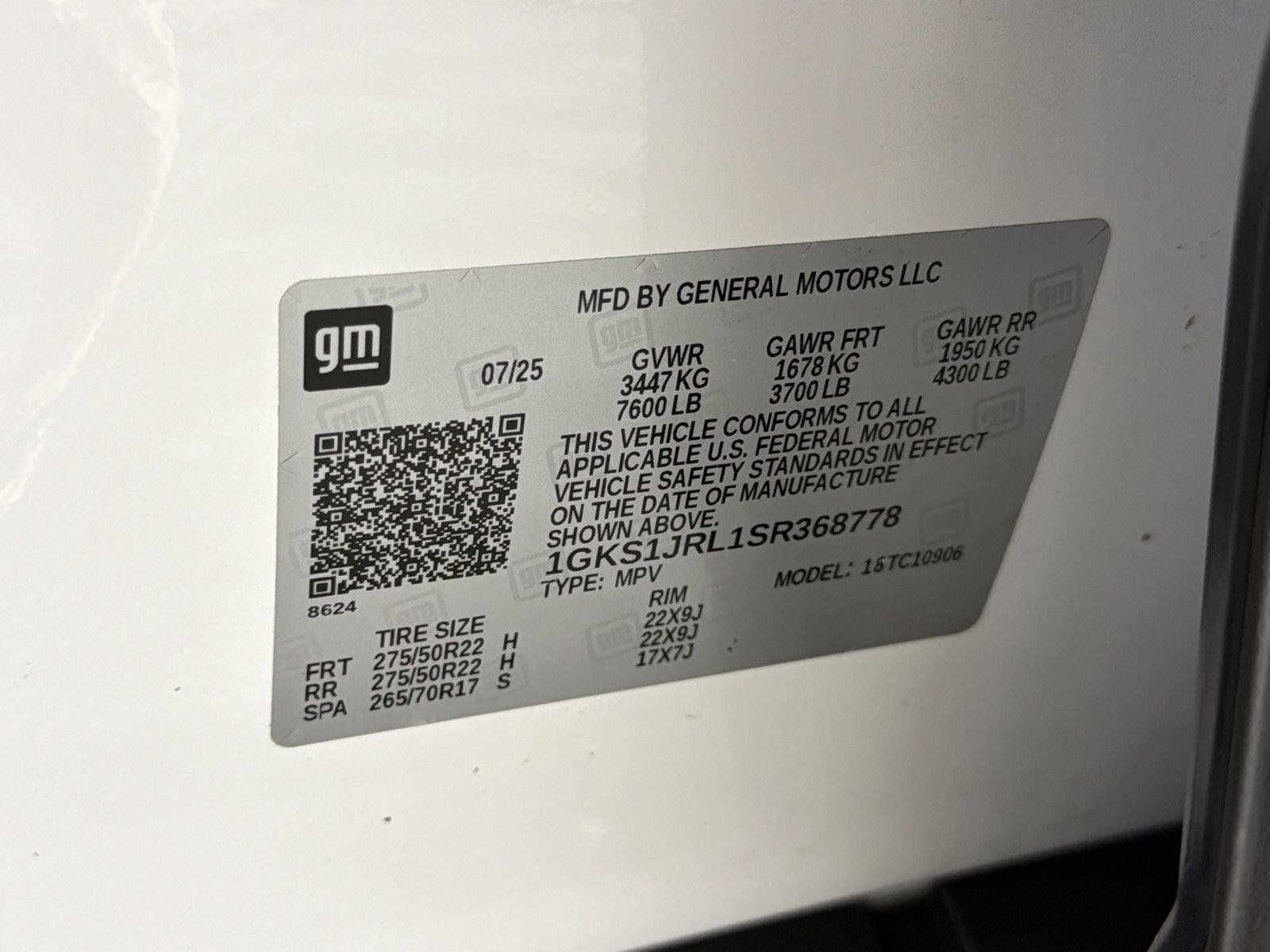 Used 2025 GMC Yukon XL Denali w/ Sun & Power Step Package RWD image 34