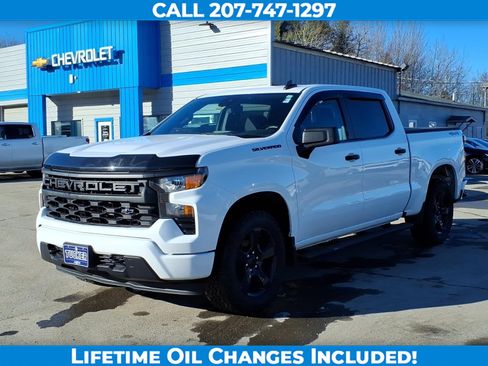 Used 2023 Chevrolet Silverado 1500 Custom w/ LPO, Dark Essentials Package image 1