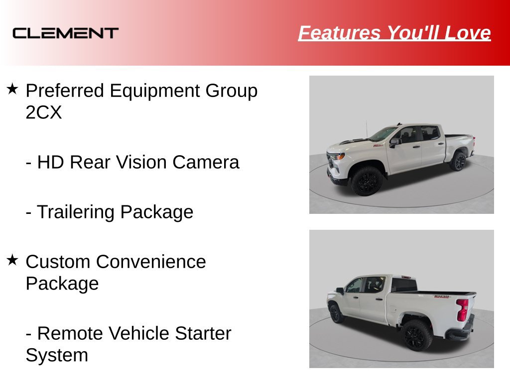 Used 2025 Chevrolet Silverado 1500 Custom Trail Boss AWD/4WD image 42