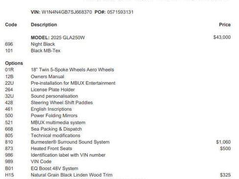 Certified 2025 Mercedes-Benz GLA 250 image 2