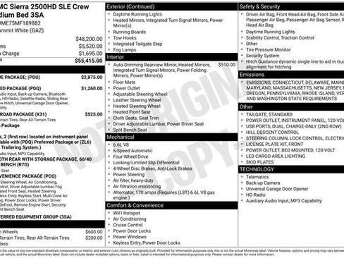 Used 2021 GMC Sierra 2500 SLE w/ SLE Value Package; image 4