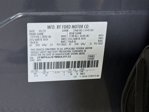Used 2021 Ford Edge SEL w/ Convenience Package AWD/4WD image 30