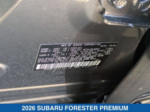 Used 2026 Subaru Forester Premium AWD/4WD image 29