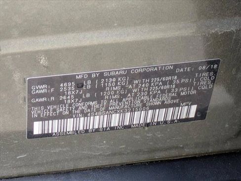 Used 2019 Subaru Outback 2.5i Limited AWD/4WD image 15