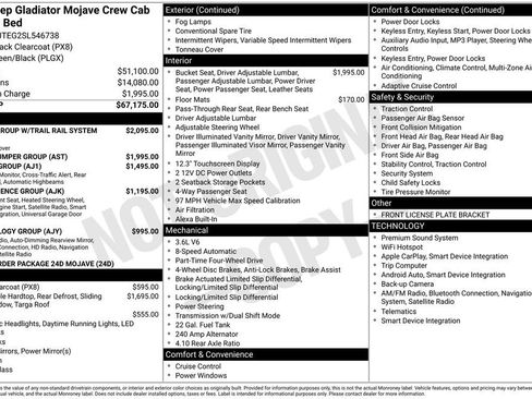 New 2025 Jeep Gladiator Mojave AWD/4WD image 6