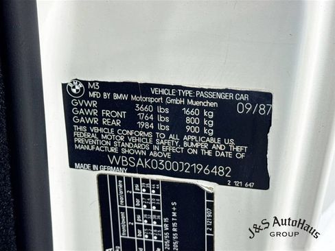 Used 1988 BMW M3 Coupe RWD image 37