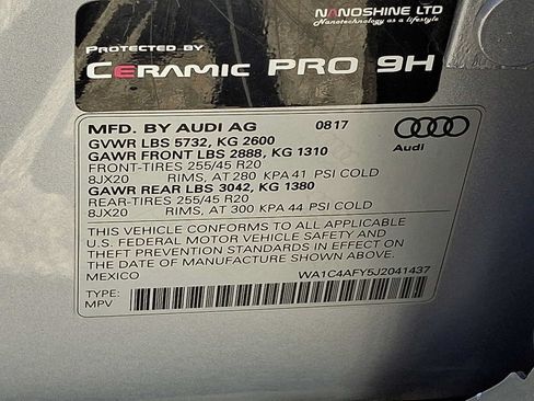 Used 2018 Audi SQ5 Prestige AWD/4WD image 30