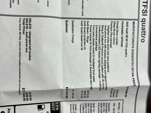 Used 2022 Audi Q8 Premium Plus w/ Premium Plus Package image 41