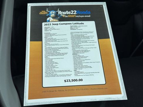 Used 2022 Jeep Compass Latitude image 39