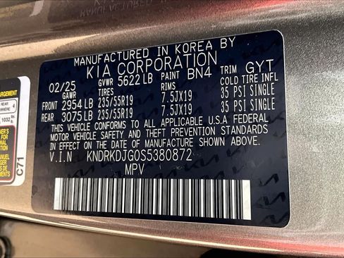 Used 2025 Kia Sorento SX Prestige AWD/4WD image 35