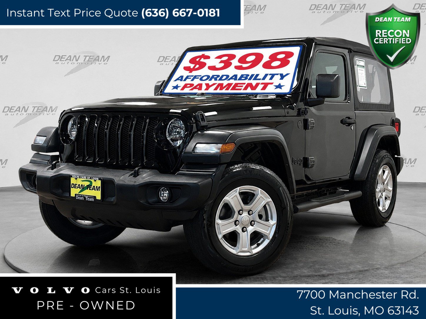 Used 2023 Jeep Wrangler Sport AWD/4WD image 1