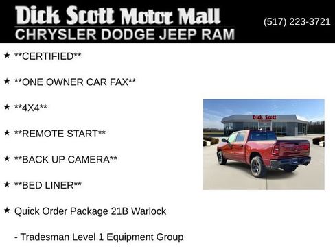 Certified 2025 RAM 1500 Warlock AWD/4WD image 11