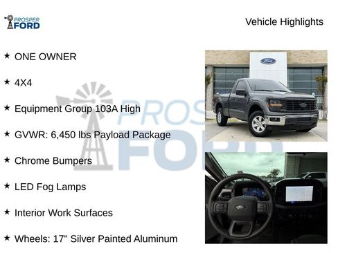 Used 2024 Ford F150 XL w/ Equipment Group 103A High AWD/4WD image 5