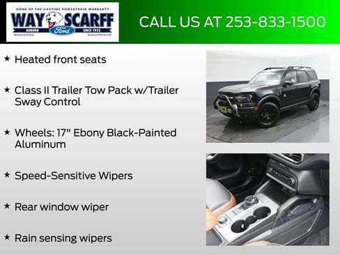 New 2025 Ford Bronco Sport Outer Banks w/ Sasquatch Outer Banks Package AWD/4WD image 37