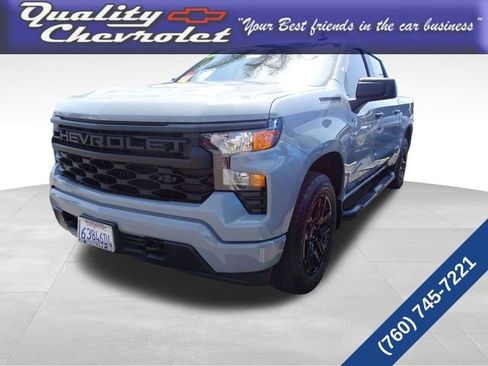 Used 2024 Chevrolet Silverado 1500 Custom w/ Turbomax Blackout Package RWD image 1