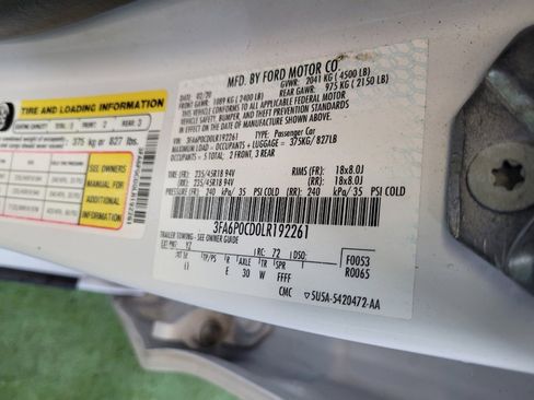 Used 2020 Ford Fusion SEL FWD image 33