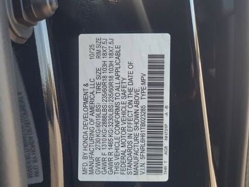 New 2026 Honda Odyssey EX-L image 16