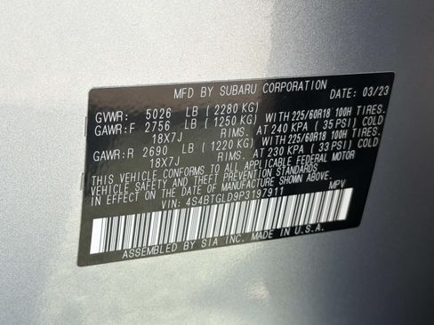 Used 2023 Subaru Outback Onyx Edition XT AWD/4WD image 36