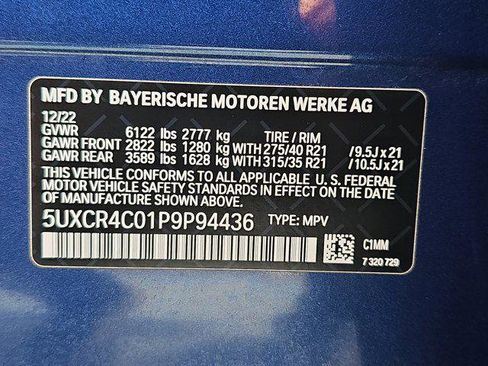 Certified 2023 BMW X5 sDrive40i w/ Parking Assistance Package image 36