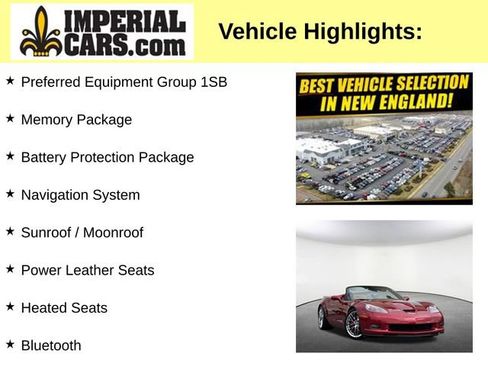 Used 2013 Chevrolet Corvette 427 w/ 1SB Preferred Equipment Group RWD image 8