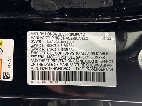 Used 2022 Honda Civic Sport Touring image 32