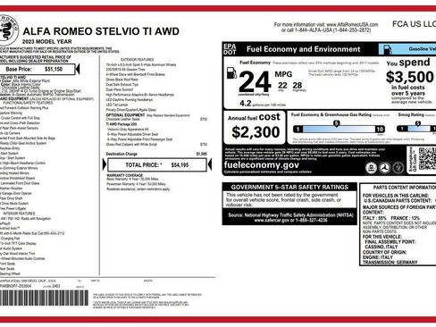 Used 2023 Alfa Romeo Stelvio Ti image 3