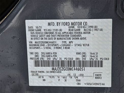 Used 2021 Ford EcoSport SE image 31