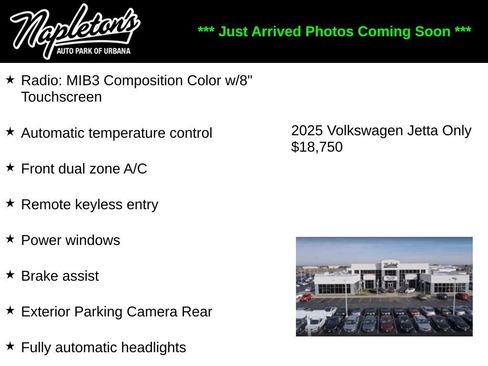 Used 2025 Volkswagen Jetta S FWD image 1