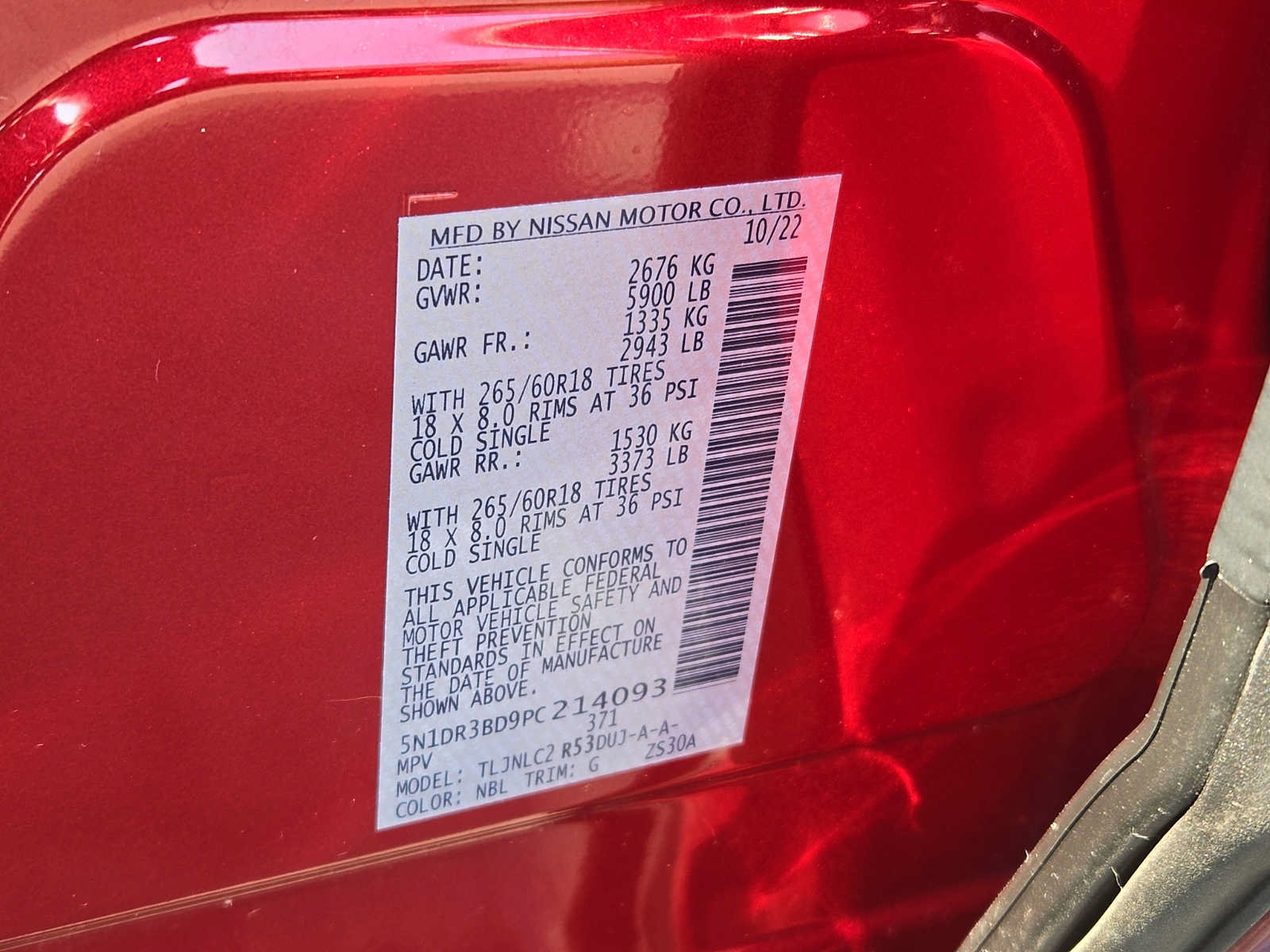 Used 2023 Nissan Pathfinder Rock Creek AWD/4WD image 28