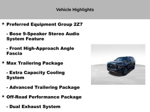 Used 2024 Chevrolet Tahoe Z71 w/ Off-Road Capability Package image 16