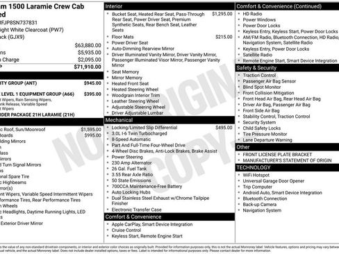 Used 2025 RAM 1500 Laramie w/ Bed Utility Group AWD/4WD image 21