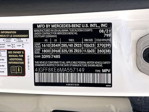 Used 2021 Mercedes-Benz GLS 63 AMG 4MATIC image 20