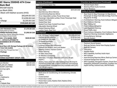Used 2024 GMC Sierra 2500 AT4 w/ Technology Package AWD/4WD image 2