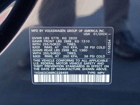 Certified 2024 Volkswagen Atlas Cross Sport SEL R-Line image 10