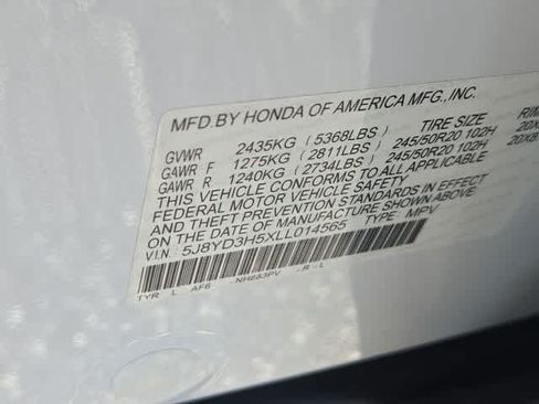 Certified 2020 Acura MDX FWD w/ Technology Package image 32