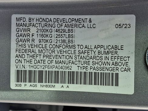 Certified 2023 Honda Accord EX-L image 27