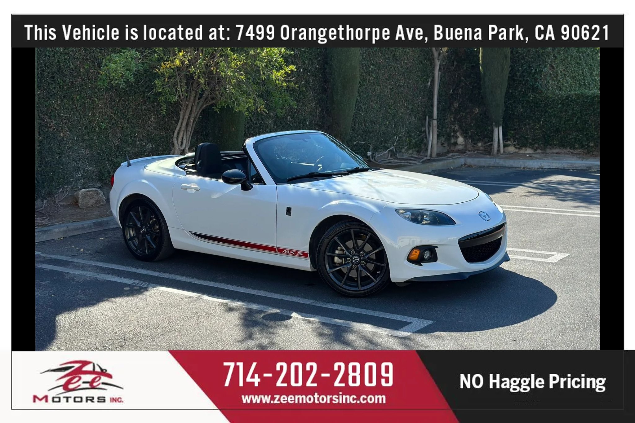 Used 2013 MAZDA MX-5 Miata Club RWD image 1