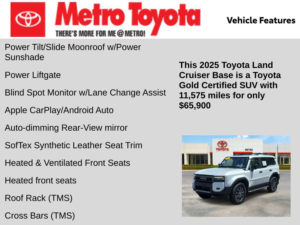 Certified 2025 Toyota Land Cruiser AWD/4WD image 21