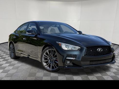 Used 2024 INFINITI Q50 Red Sport 400 w/ Black Opal Edition RWD image 4