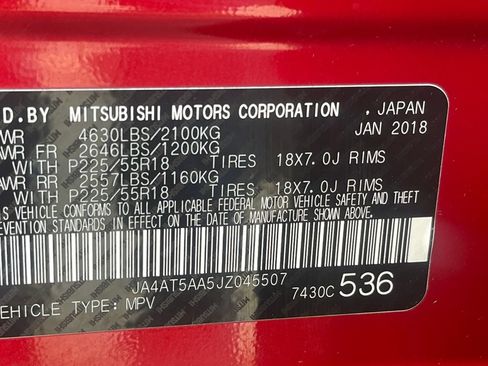 Used 2018 Mitsubishi Eclipse Cross SEL AWD/4WD image 40