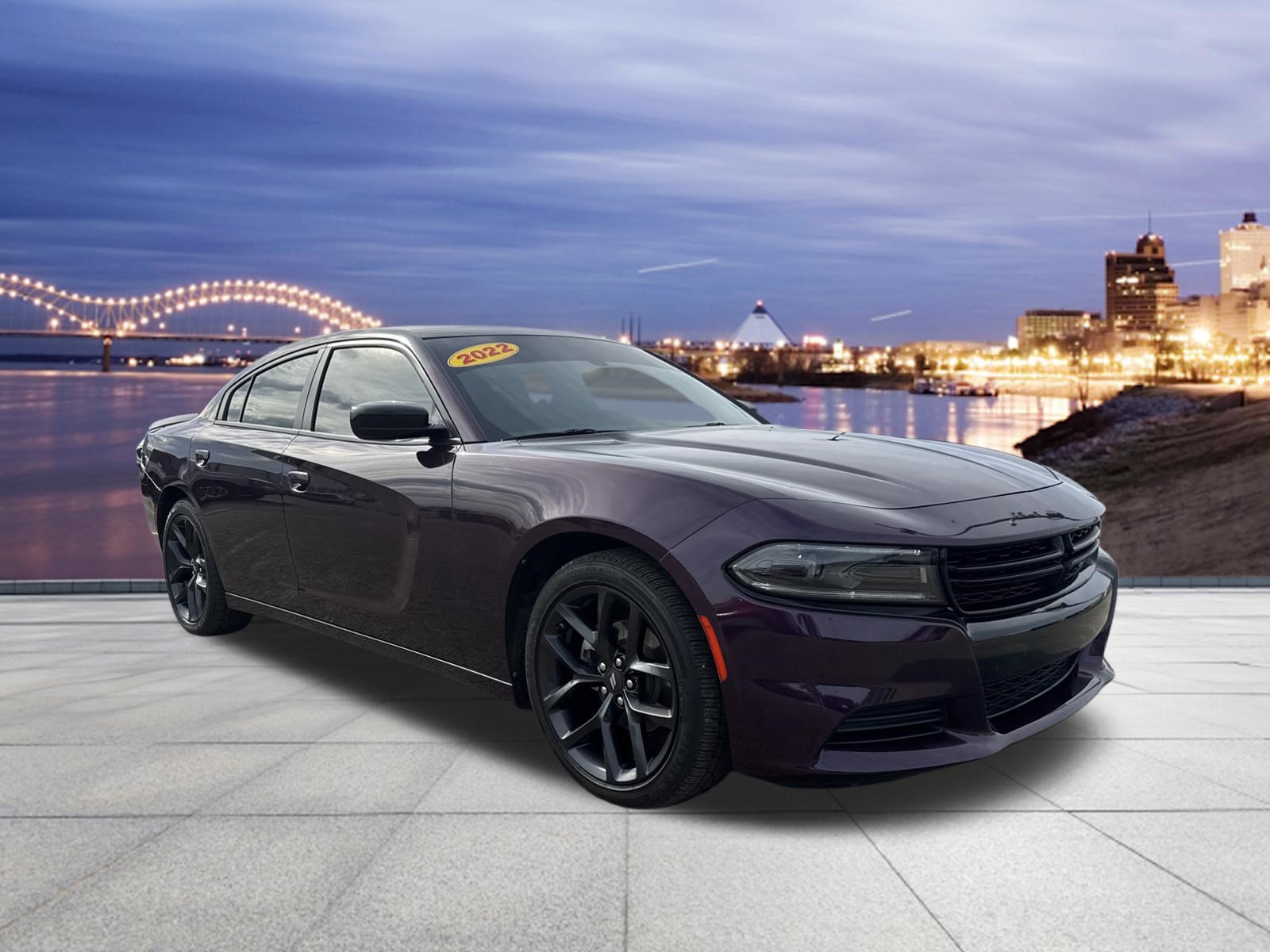 Used 2022 Dodge Charger SXT w/ Blacktop Package RWD image 4