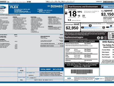 Used 2013 Ford Flex Limited AWD/4WD image 17