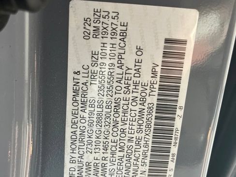 Used 2025 Honda Odyssey Sport-L image 78