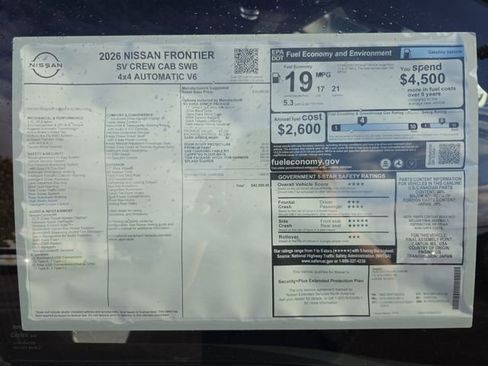 New 2026 Nissan Frontier SV w/ Tow Package image 29